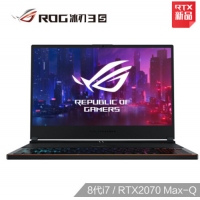 ROG 冰刃3s 15.6英寸 144Hz 3ms防炫光霧面屏游戲筆記本電腦 冰刃3s 8代i7/RTX2070 Max-Q 144Hz 3ms 72% 16G 1T SSD