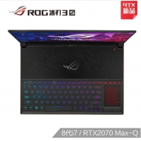 ROG 冰刃3s 15.6英寸 144Hz 3ms防炫光霧面屏游戲筆記本電腦 冰刃3s 8代i7/RTX2070 Max-Q 144Hz 3ms 72% 16G 1T SSD