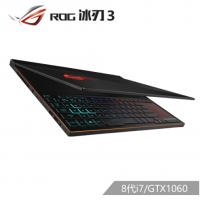 ROG 冰刃3 15.6英寸 144Hz 3ms窄邊框輕薄游戲筆記本電腦 冰刃3 8代 i7/GTX1060 144Hz 3ms/16G/512G