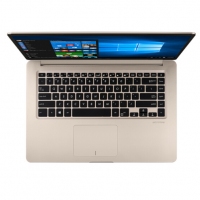 華碩(ASUS) 靈耀S5100UN8250 15.6英寸輕薄筆記本電腦(i5-8250U 4G 1T MX150 2G IPS)金色(S5100)