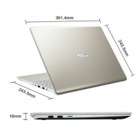 華碩（ASUS） 靈耀S2代 S5300FN8565 三邊窄邊框輕薄便攜商務(wù)辦公筆記本電腦MX150 2G 新i7-8565U S5300 金 8G內(nèi)存 512G固態(tài) 獨顯