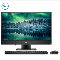 戴爾(DELL)靈越AIO 3480 23.8英寸IPS窄邊框一體機臺式電腦主機作圖CAD i3-8145U 4G 1T 集成顯卡 量子黑（INS 3280-R1308B I3-8145U/4G/1T）