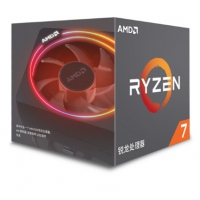 AMD 銳龍 R7-2700X 處理器 (r7) 8核16線程 AM4 接口 3.7GHz 盒裝CPU 云南卓興商城推薦
