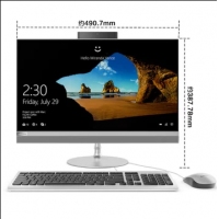 聯(lián)想（Lenovo）AIO 520-22 21.5英寸致美一體機臺式電腦 家用辦公游戲娛樂 賽揚G3930雙核（AIO 520-22 G3930 4G 1T 銀  21.5寸）