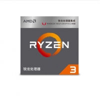 AMD 銳龍Ryzen R3-2200G處理器4核AM4接口cpu R3原盒 云南電腦批發(fā)