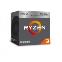 AMD 銳龍Ryzen R3-2200G處理器4核AM4接口cpu R3原盒 云南電腦批發(fā)