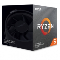 AMD銳龍5 3600X 處理器 (r5)7nm 6核12線程 3.8GHz 95W AM4接口 盒裝CPU 云南電腦批發(fā)