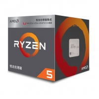 AMD 銳龍5 2400G 處理器 (r5) 4核8線程 搭載Radeon Vega11 Graphic 3.6GHz AM4接口 盒裝CPU 云南電腦批發(fā)