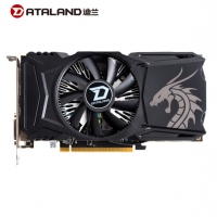 迪蘭（Dataland）RX550 超能 4G D5 顯卡 DVI/HDMI/DP 獨(dú)立游戲顯卡 云南電腦批發(fā)