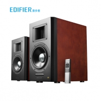 漫步者（EDIFIER）AIRPULSE A300 書架式立體聲有源音箱 音響 電視音響 櫻桃紅