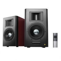 漫步者（EDIFIER）AIRPULSE A300 書架式立體聲有源音箱 音響 電視音響 櫻桃紅