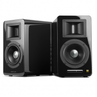 漫步者（EDIFIER）AIRPULSE A100 立體聲有源書架音箱 客廳音響 電視音響 黑色
