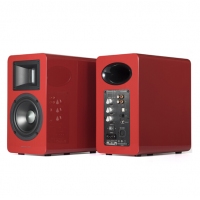 漫步者（EDIFIER）AIRPULSE A100 立體聲有源書架音箱 客廳音響 電視音響 紅色特別版