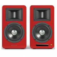 漫步者（EDIFIER）AIRPULSE A100 立體聲有源書架音箱 客廳音響 電視音響 紅色特別版