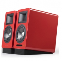 漫步者（EDIFIER）AIRPULSE A100 立體聲有源書架音箱 客廳音響 電視音響 紅色特別版