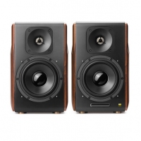 漫步者（EDIFIER） S3000無線藍牙音箱HIFI書架式立體聲有源音箱家庭影院客廳電視音響 木紋色