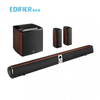 漫步者（EDIFIER）S90 杜比、DTS雙解碼4.1聲道家庭影院 電視音響 音箱 客廳音響 無線藍(lán)牙回音壁 SOUNDBAR
