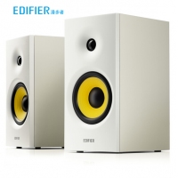 漫步者（EDIFIER）R1080BT 2.0聲道 電腦音箱 多媒體音箱 藍牙音箱 木質(zhì)音響 白色