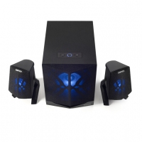 漫步者 （EDIFIER） X2 2.1聲道多媒體有源藍(lán)牙音箱 桌面電腦音箱 LED炫酷燈效 游戲音箱 黑色