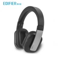 漫步者（EDIFIER） W845NB頭戴式無線藍牙主動降噪耳機手機音樂消噪 黑色