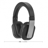 漫步者（EDIFIER） W845NB頭戴式無線藍牙主動降噪耳機手機音樂消噪 黑色