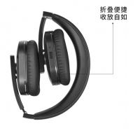 漫步者（EDIFIER） W845NB頭戴式無線藍牙主動降噪耳機手機音樂消噪 黑色