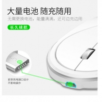 蝰蛇（VIPERADE）WK500 白色 可充電無線背光鍵盤鼠標(biāo)套裝 可充電無線鼠標(biāo)無聲靜音發(fā)光無限游戲鋰電池2.4G電腦辦公筆記本USB外接