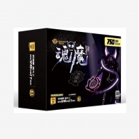 三段式 魂魔 全模玩家750電源 模組 額定550W 無聲溫控電源 云南電腦批發(fā)