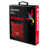 威剛（ADATA）移動(dòng)硬盤 固態(tài)（PSSD) USB3.1 SD600Q 紅色 480GB