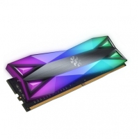 威剛（ADATA）臺(tái)式機(jī)內(nèi)存 XPG龍耀 D60G DDR4 3200 8G（RGB燈條）幻彩燈光內(nèi)存  單條 云南電腦批發(fā)