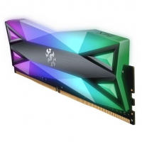 威剛（ADATA）臺(tái)式機(jī)內(nèi)存 XPG龍耀 D60G DDR4 3200 8G（RGB燈條）幻彩燈光內(nèi)存  單條 云南電腦批發(fā)