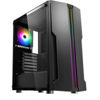 微星（MSI）雷萬汀 中塔機箱/支持ATX主板/支持240水冷/標配1把ARGB風(fēng)扇 （MAG LAEVATAIN）