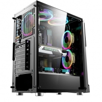 微星（MSI）雷萬汀 中塔機箱/支持ATX主板/支持240水冷/標配1把ARGB風(fēng)扇 （MAG LAEVATAIN）