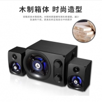 金河田（Golden field） Q30電腦音箱 多媒體藍牙音響 臺式電腦 筆記本低音炮重低音 Q30藍牙 黑色音箱