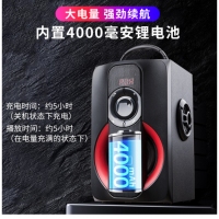 金河田 T10 無線藍牙音箱2.1聲道戶外大音量廣場舞手提便攜式家用插卡播放器收音機環(huán)繞音響