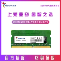 威剛(ADATA) 萬紫千紅系列 DDR4 2666頻 4GB 筆記本內(nèi)存