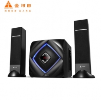 金河田（Golden field） F7臺式電腦音響家用藍(lán)牙低音炮筆記本音箱 黑色