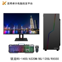 卓興整機(jī)：AMD R5四核獨(dú)立游戲顯卡電腦主機(jī)整機(jī) 絕地求生吃雞整機(jī) LOL整機(jī)