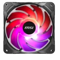微星（MSI）臺(tái)式電腦散熱靜音炫光機(jī)箱風(fēng)扇1670萬色ARGB支持同步/PWM智能調(diào)速/液壓軸承靜音 龍魂炫光風(fēng)扇X3+控制器 云南電腦批發(fā)