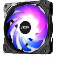 微星 (MSI) 機(jī)箱炫光風(fēng)扇 散熱器套裝 （PWM智能調(diào)速/電腦機(jī)箱/風(fēng)冷/3個(gè)12CMARGB風(fēng)扇）