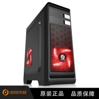 游戲風暴 風暴英雄 黑 游戲機箱臺式機電腦主機機箱背線USB3.0 云南電腦批發(fā)