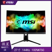 微星MAG271CR 27英寸 曲面1800R 電競顯示器 云南電腦批發(fā)