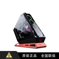 昆明金河田批發(fā) 金河田 銀狐19 DIY鋁合金水冷機箱 全鋁制臺式機電腦機箱（ATX360冷排四面鋼化玻璃）