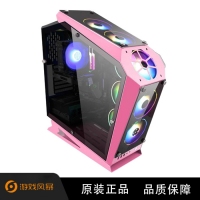 游戲風(fēng)暴 機(jī)械戰(zhàn)艦 攀登者 異型機(jī)箱 (四面玻璃,360冷排,U3,兼容SSD,長顯卡,高散熱)專業(yè)電競異型機(jī)箱