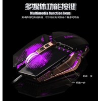 蝰蛇G5 宏定義編程機(jī)械游戲靜音鼠標(biāo)電競發(fā)光有線鼠標(biāo)