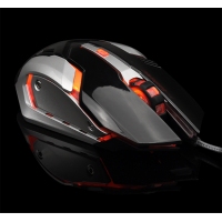 蝰蛇Q3電競機(jī)械游戲發(fā)光加重lol cf臺(tái)式機(jī)筆記本有線鼠標(biāo)