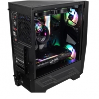 微星(MSI)戰(zhàn)斧 中塔游戲電腦機箱（支持ATX主板/240水冷/長顯卡/側(cè)透/MORTAR迫擊炮)(MAG FORGE 100R) 云南微星總代