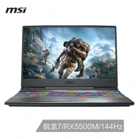微星（MSI）Alpha15 15.6英寸游戲筆記本電腦(標壓銳龍7 3750H 16G 512G SSD RX5500M獨顯 144Hz電競屏 )（Alpha 15 A3DDK-015CN）