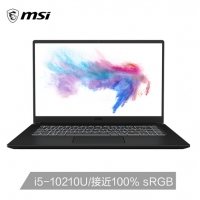 微星（msi）Modern 15 15.6英寸輕薄設(shè)計(jì)師筆記本電腦(十代i5-10210U MX250 8G 512GB SSD 72%色域 )（Modern 15 A10RB-034CN）