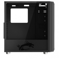 微星(MSI)黑鏡 中塔游戲電腦機(jī)箱 (支持ATX主板/側(cè)透/MORTAR迫擊炮) (PAG PYLON 100R)